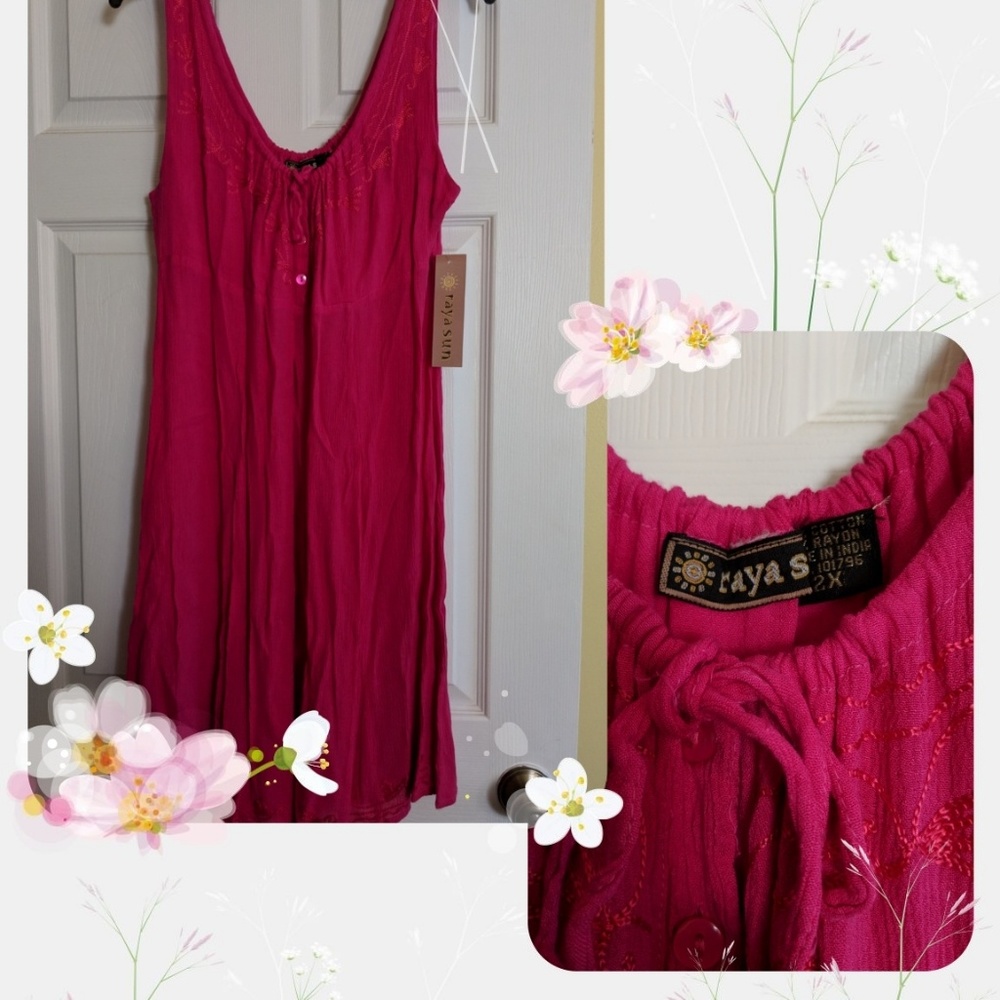 Magenta pink sundress NWT